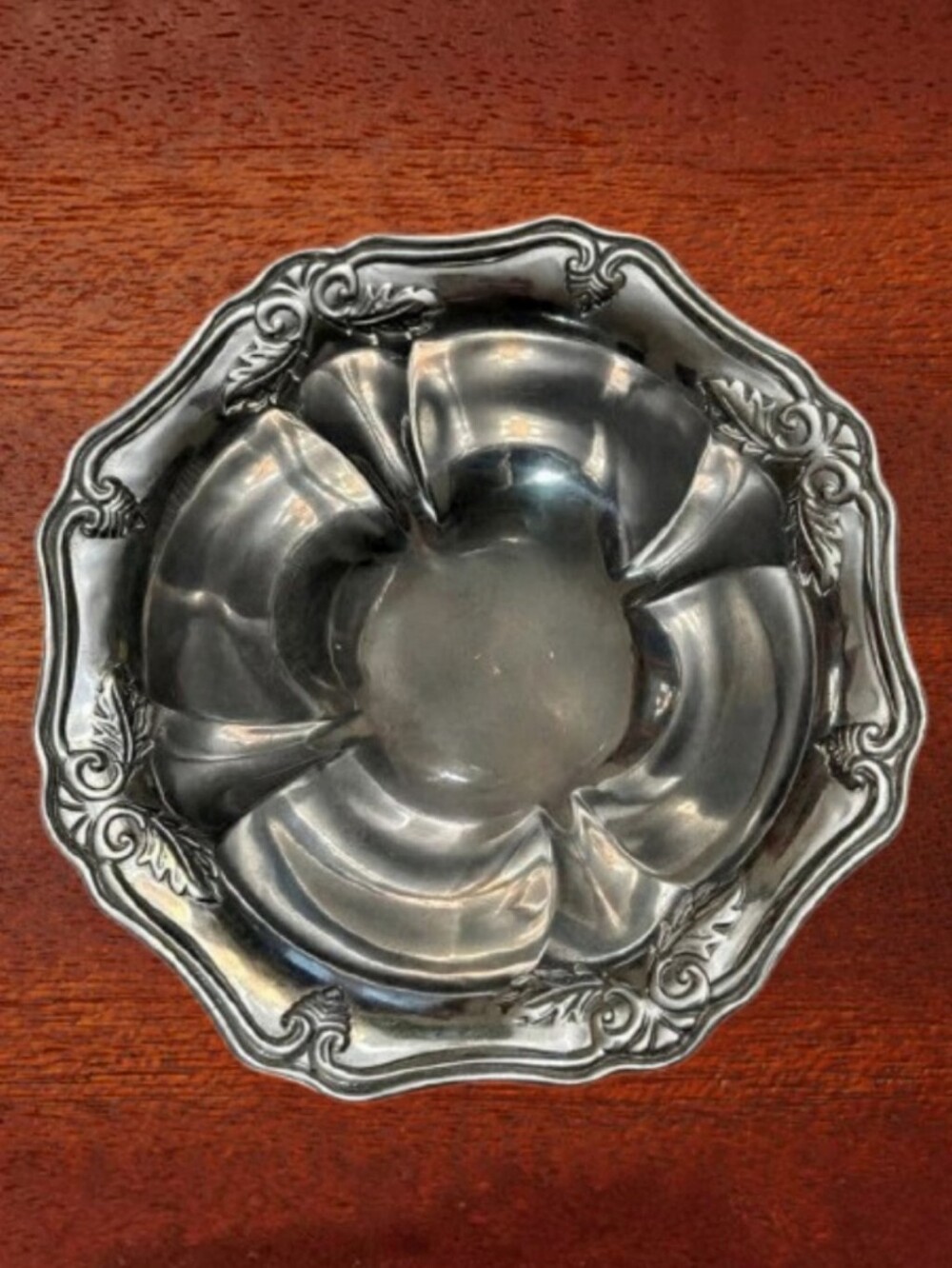 Vintage Lenox Butler's Pantry Metal Hollowware Serving Bowl